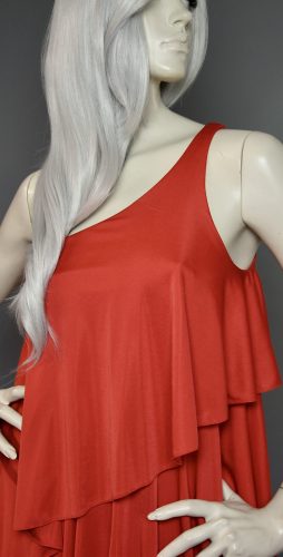 Anne Tyrrell One Strap Red Dress