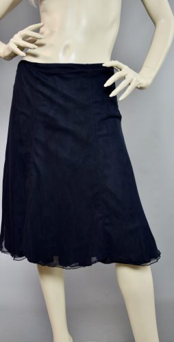 Chanel Moss Crepe Skirt