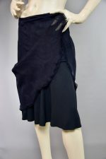 Chanel Moss Crepe Skirt