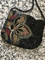 beaded Jean Marlaix bag