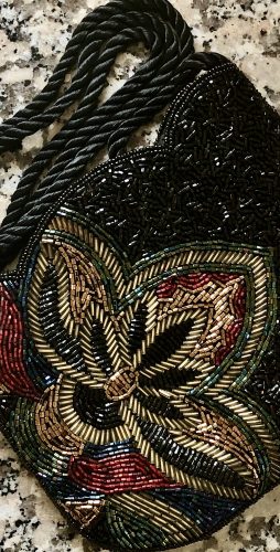 beaded Jean Marlaix bag