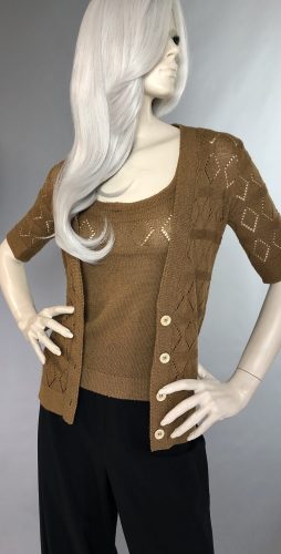 Bronzed Knit Twinset